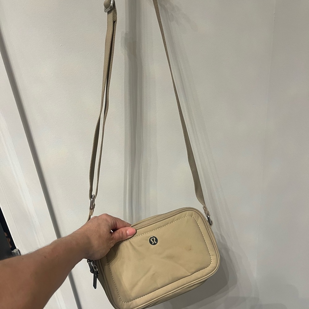 lululemon athletica Cream Crossbody Bag